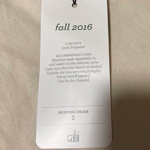 CAbi‎ Green Peplum Tank Top with Floral Design - Picture 8 of 11